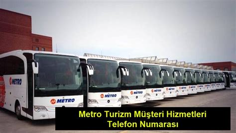 kocaeli metro turizm telefon numarası